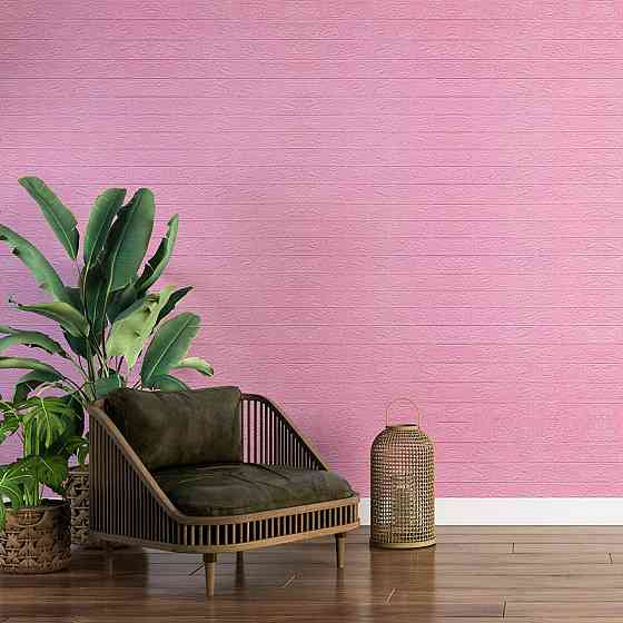 Самоклеюча 3D панель під Рожеву Цеглу 3080x700x3мм SW-00001757 Київ