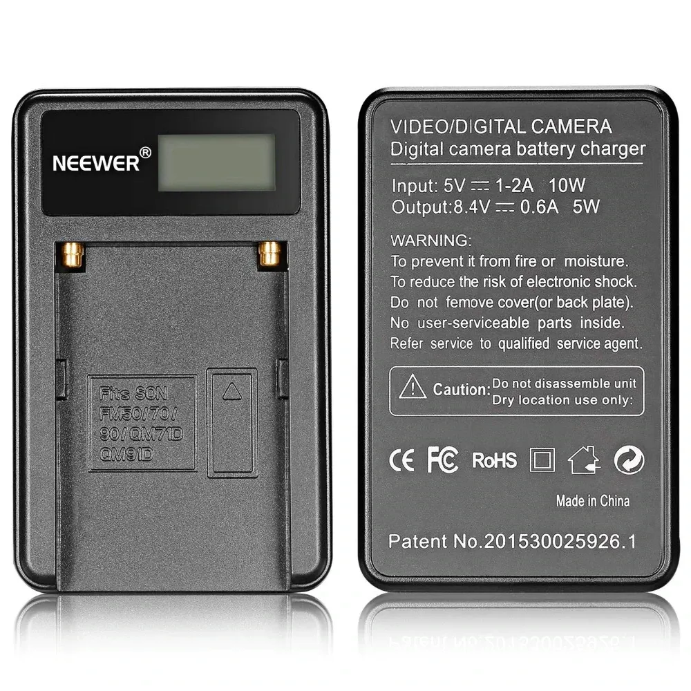 Зарядний Пристрій Neewer Micro USB + 2 Акумулятори NP-F550 2600 мАг для Sony Handycam, LED Світла, Відеокамер та Фотообладнання Київ - фото 6