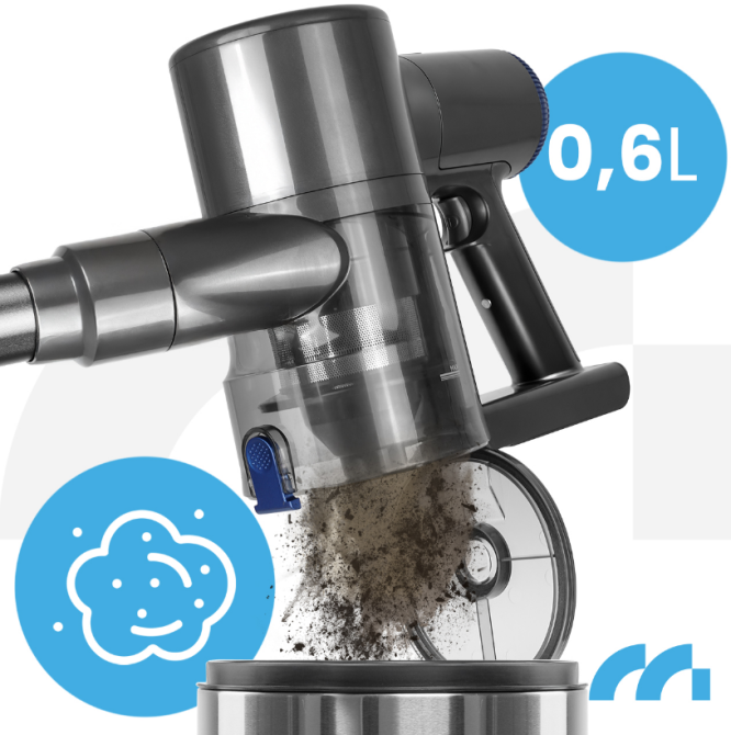 Вертикальный пылесос MalTec TURBOCYCLONE PRO3000 400Вт (Польша) Киев - изображение 5