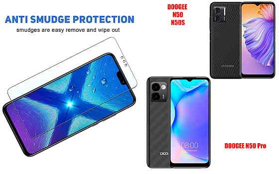 Защитное стекло NeoGlass для DOOGEE N50, N50S, N50 Pro – ультрапрозрачное и устойчивое Киев