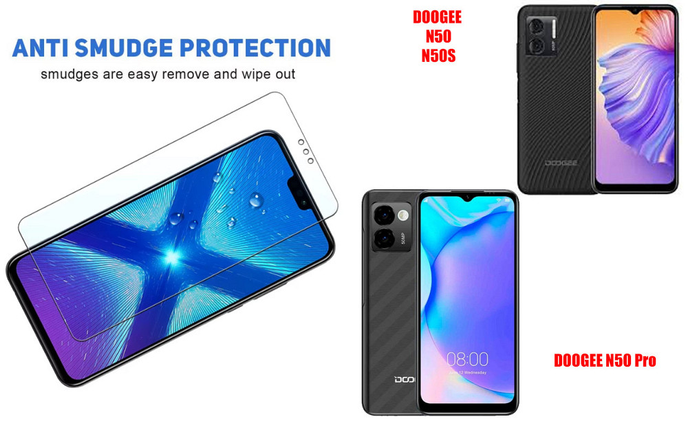 Защитное стекло NeoGlass для DOOGEE N50, N50S, N50 Pro – ультрапрозрачное и устойчивое Киев - изображение 3