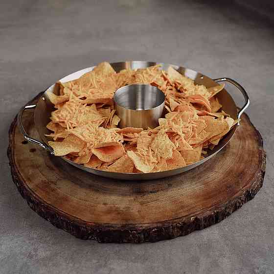 Стойка для курицы с перфорированным поддоном SANTOS, нержавеющая сталь, Ø 30 см 866 Код: 011595 Ровно