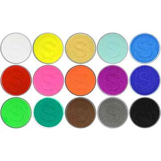 Набор цветного песка для творчества SMC-15, 15 цветов по 100 г Винница