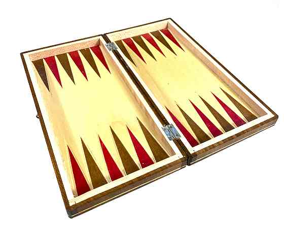 Шахматы, шашки, нарды, шахматная доска для игор 3 в 1 из натурального дерева размер 27х27 см (S) Каменец-Подольский