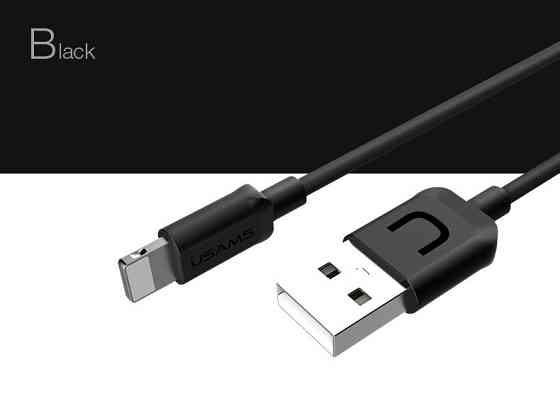 Lightning кабель Usams 1м Black Киев