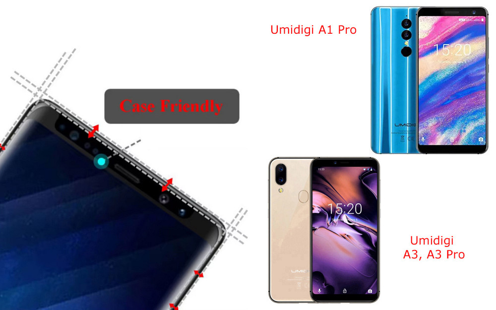Защитное стекло HyperGlass Pro для Umidigi A1 Pro, A3, A3 Pro – максимальная чувствительность и защита Киев - изображение 4