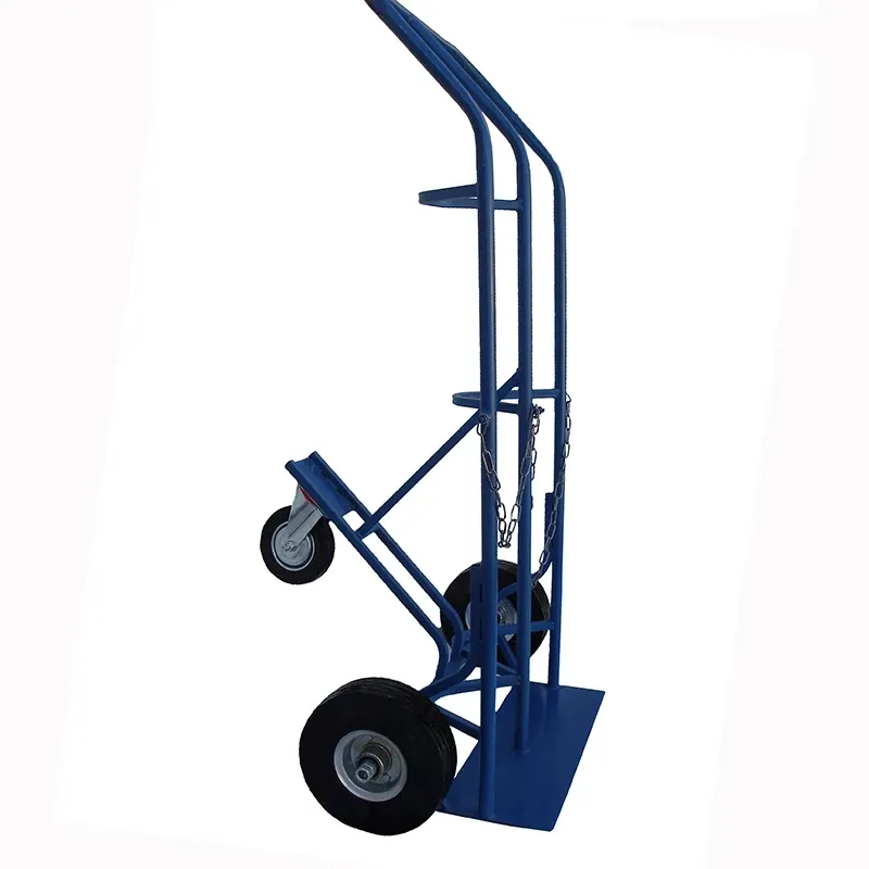 Візок для 2 балонів з опорним колесом ТКО2-250 до 250 кг Харків - фото 3