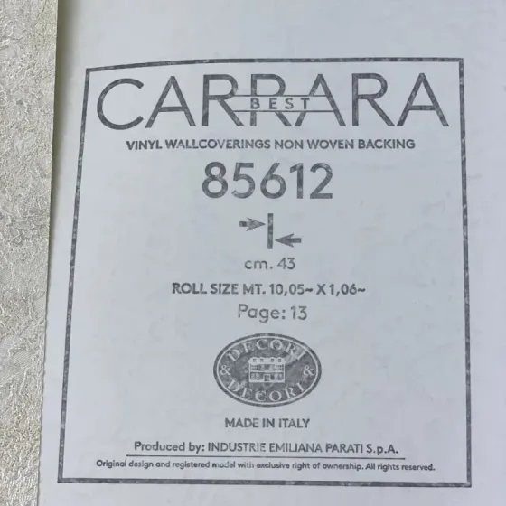 Шпалери Emiliana Parati Carrara Best 85612 Київ