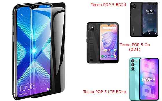 Защитное стекло NeoGlass для Tecno POP 5 BD2d, POP 5 Go (BD1), POP 5 LTE BD4a – ультрапрозрачное и устойчивое Киев
