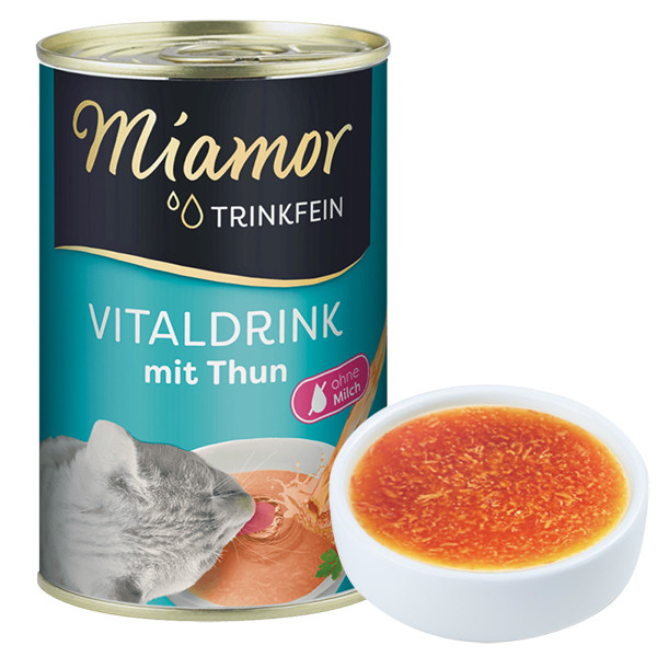 Miamor Vitaldrink mit Thun МІАМОР ВІТАЛДРІНК ТУНЕЦЬ бульйон напій для котів Київ - фото 1