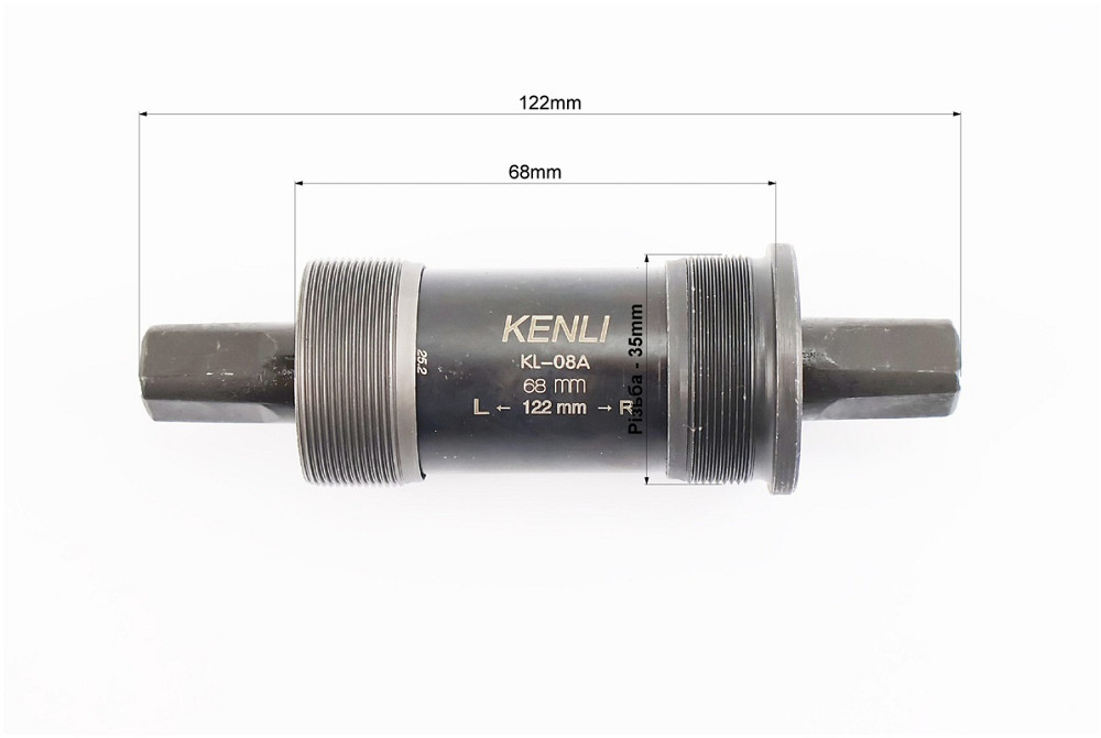 Картридж-каретка "квадрат" MTB 68х122мм, KL-08A Київ - фото 2