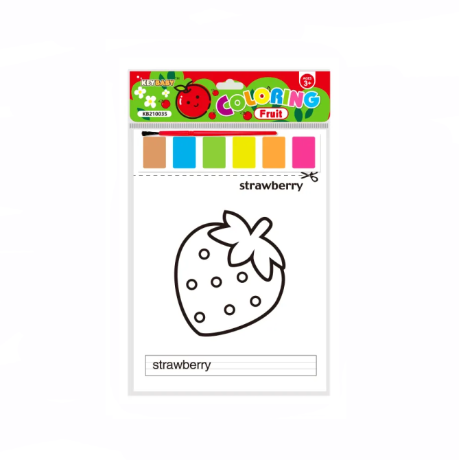 Набор раскрасок Keybaby для детей, в цвете Fruit Каменец-Подольский - изображение 1