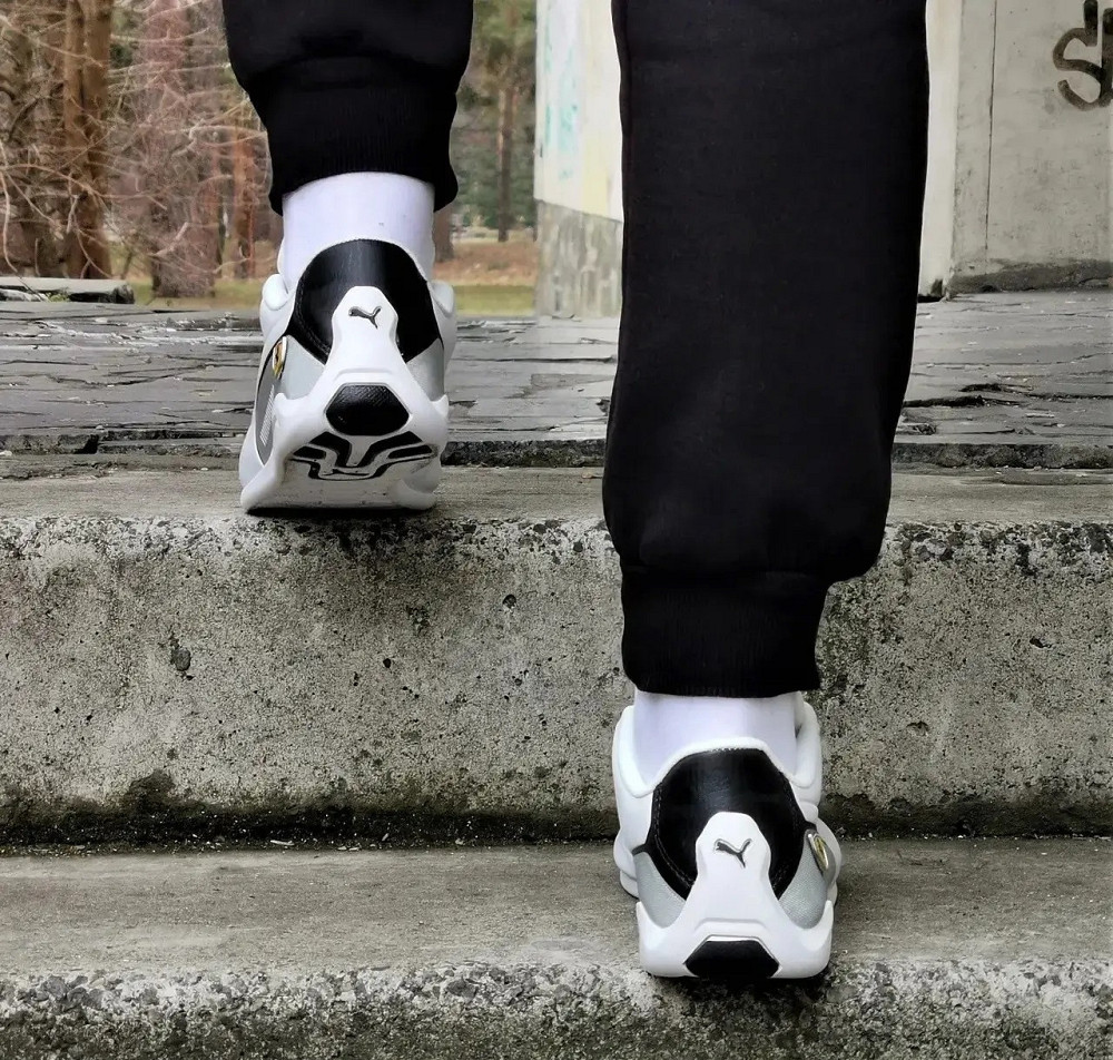 Кросівки Puma Білі Чоловічі Пума Авто Мото Шкіряні (розміри: 41,42,43,44) Дніпро - фото 3