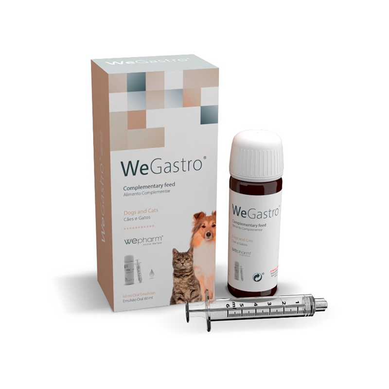 Кормова добавка Wepharm WeGastro ВіФарм ВіГастро емульсія для підтримки функції шлунка у кішок і собак, 60 мл Вінниця - фото 1