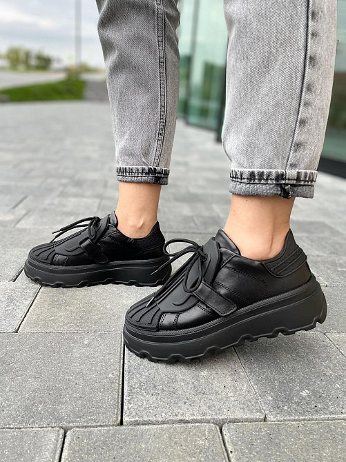 Olli Кросівки жіночі OLLI T-67-Люси чорні (весна-осінь, шкіра натуральна) (4781) лише 36р. Коломия - фото 10