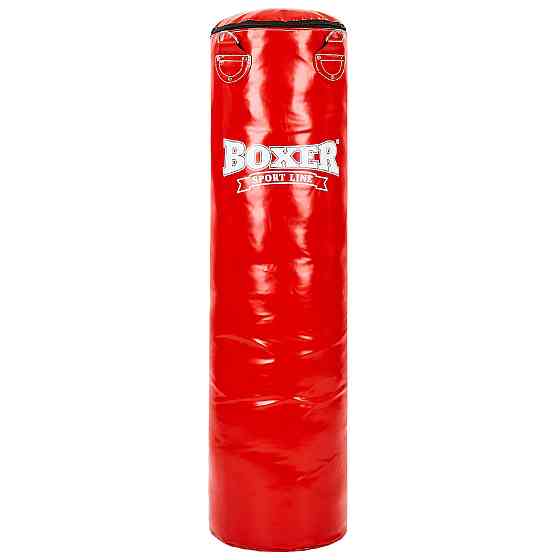 Мешок боксерский Цилиндр ПВХ BOXER (h-120см, d-33см, вес-31кг) Вишнёвое