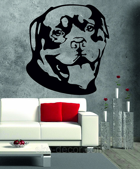 Декоративне настінне Панно «Ротвейлер», Декор на стіну Київ - фото 10