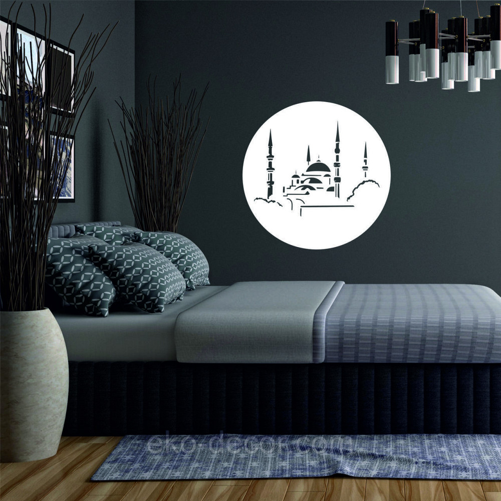 Декоративное настенное Панно «Ислам» Декор на стену 90*90 см, Белый Киев - изображение 3