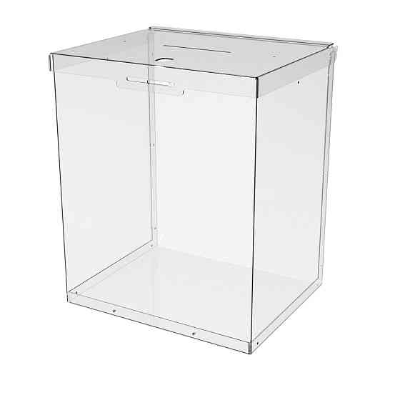 Ящик EKOSTAR с замком для пожертвований и сбора денег 250x200x300. Объем 15 литров Киев