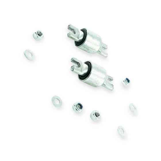 Сайлентблок амортизатор ГАЗ 2410, 3110 переднего (ремонт d30) с гайками и шайбами (к-кт 2 шт) Мукачево