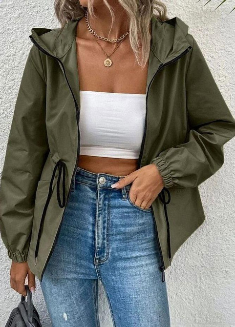 Жіноча подовжена вітровка на підкладці "Lexy" оптом | Батал Київ - фото 7