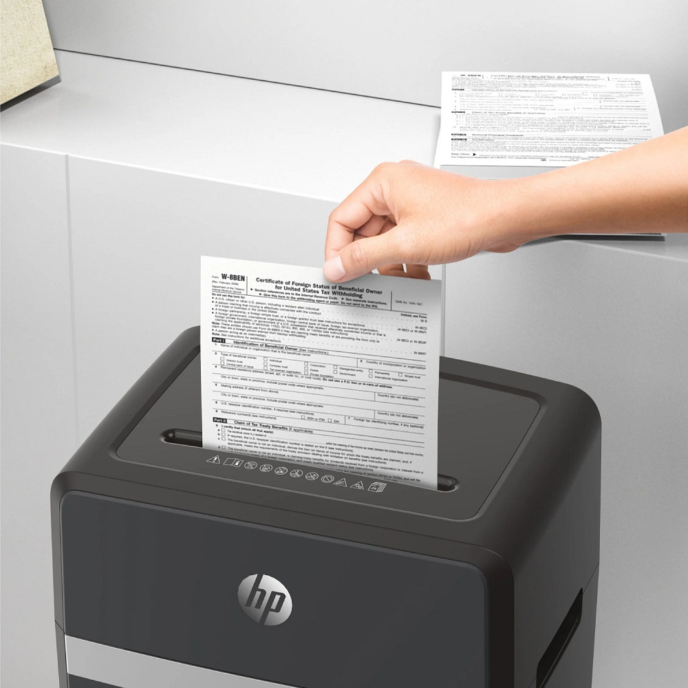 Знищувач документів HP Pro Shredder 24CC, A4, 80g х 24 листів, 4*35, 30 л., P-4 Винница - изображение 6