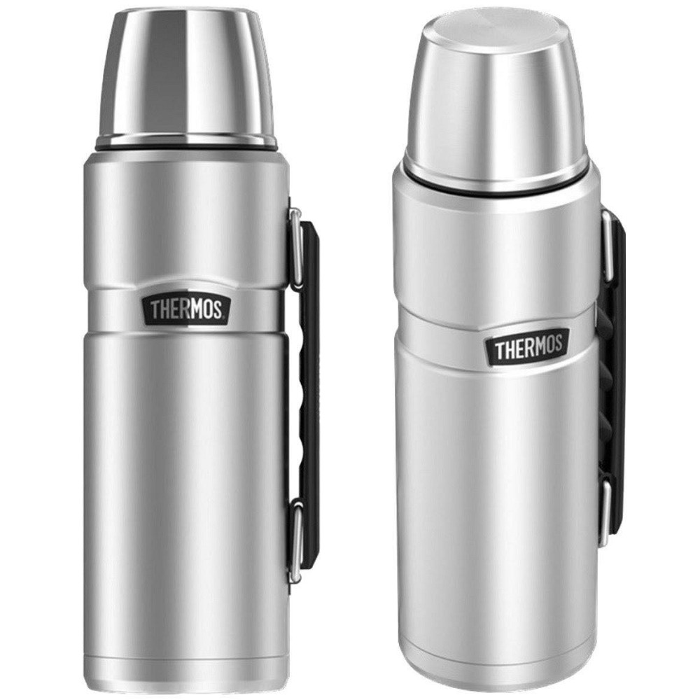 Термос 1.2 літра з ручкою для напоїв Thermos "Stainless King" (170060) Нержавіюча сталь Нововолинськ - фото 1