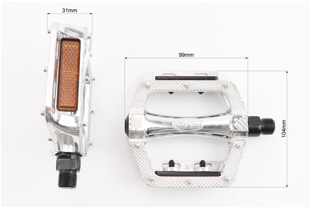 Педалі MTB широкі 9/16" (108x105x26mm) алюмінієві, NWL-305 Київ - фото 2