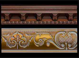 Стельовий плінтус 2 м GP-58 64х28х2000 mm для натяжних стель Дніпро