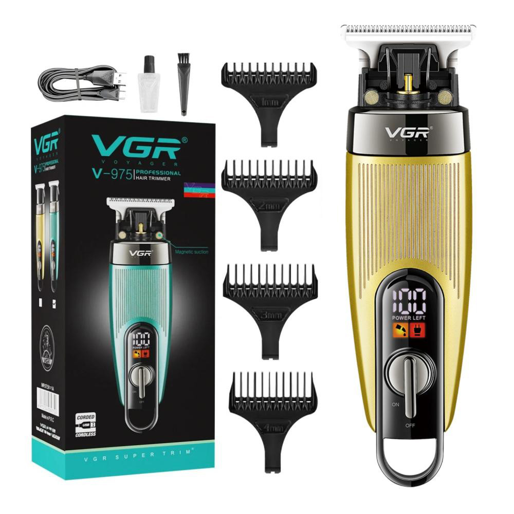 Домашня машинка акумуляторна для стрижки волосся, Тример з регульованою довжиною, Тример бездротовий YH-21 Львів - фото 10