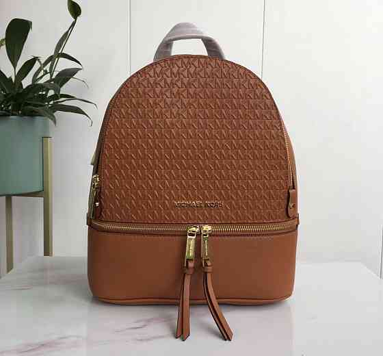 Женский рюкзак Michael Kors Rhea Zip G Brown Lux Киев