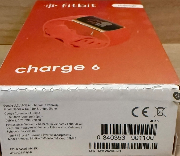 Fitbit Charge 6 • Red • Новий. Київ - фото 1