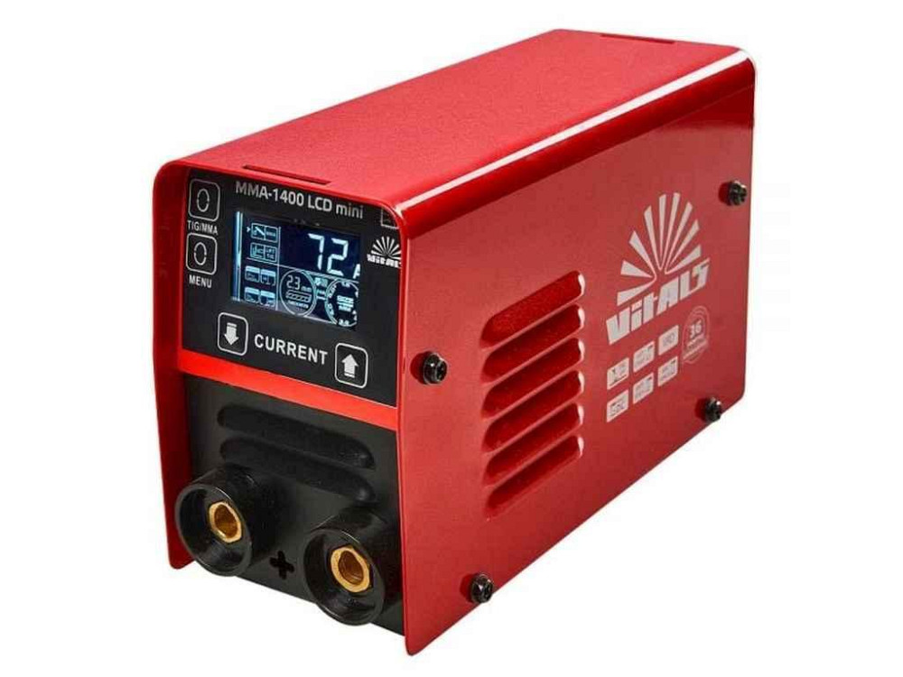 Сварочный аппарат 5кВт 20-140А MMA-1400 LCD mini ТМ Vitals Киев - изображение 1