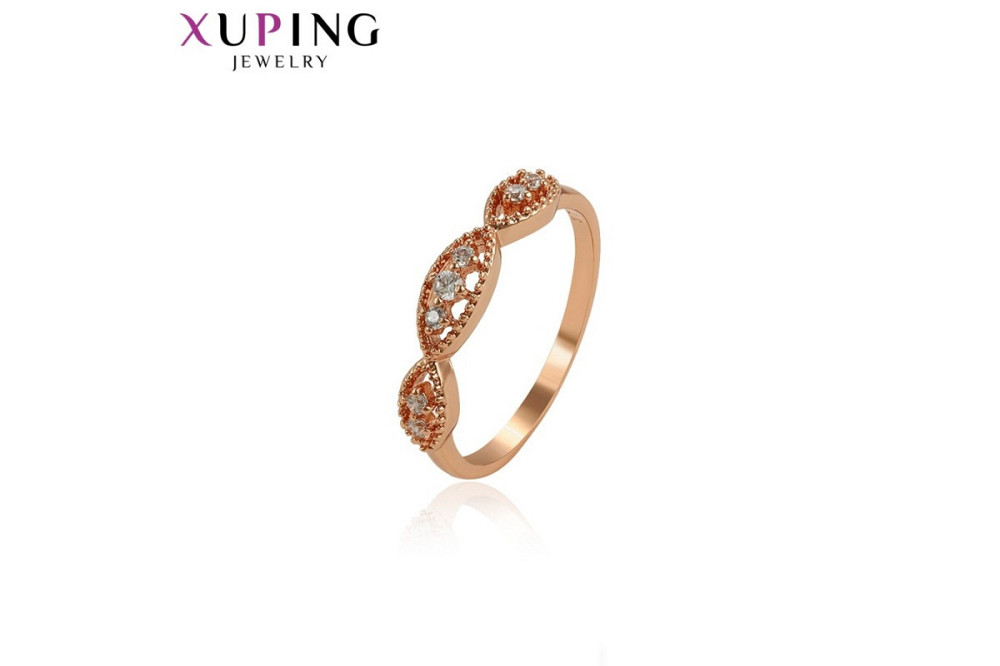 Кольцо Xuping розовая позолота - 18размер Киев - изображение 1
