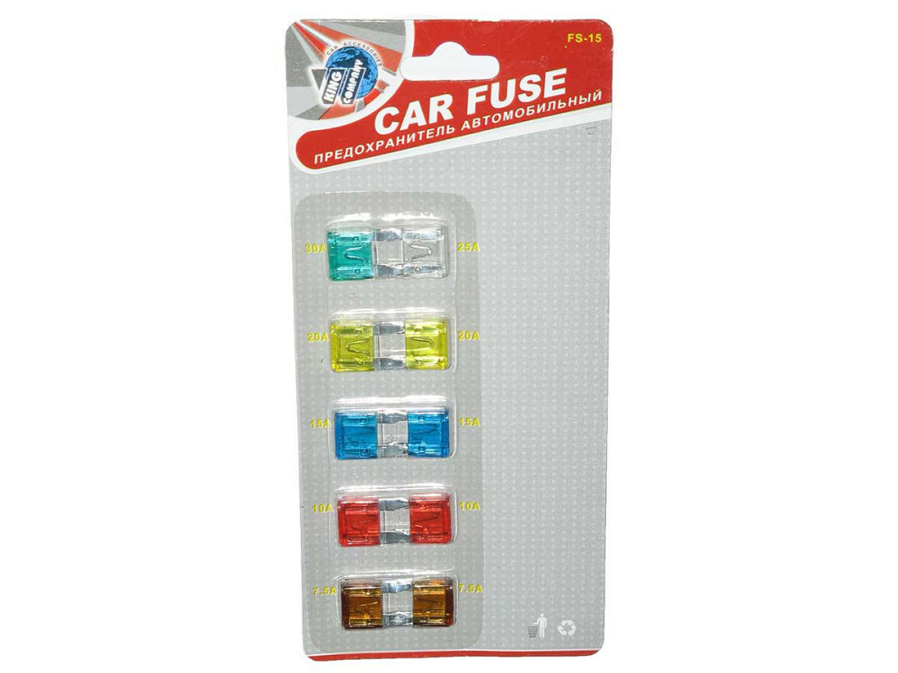 Предохранители FS-15 ЕВРО 10шт Азия (наб.) Винница - изображение 1
