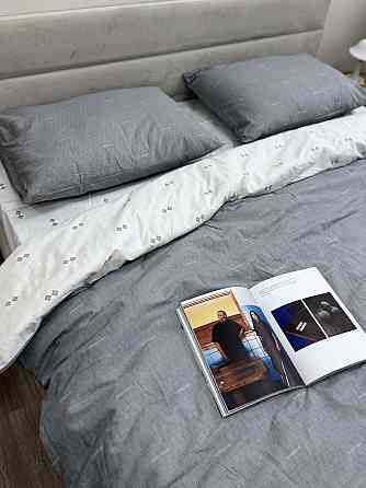 Ecotton Простирадло без резинки Ecotton Євро 220х240 см із сатину білого кольору Коломия