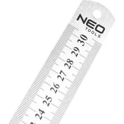 Лінійка будівельна Neo Tools нержавіюча сталь, 300мм (72-213) Вінниця