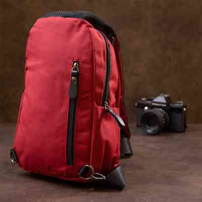 Сумка Vintage Через плече нейлон Червона (20629) Вінниця