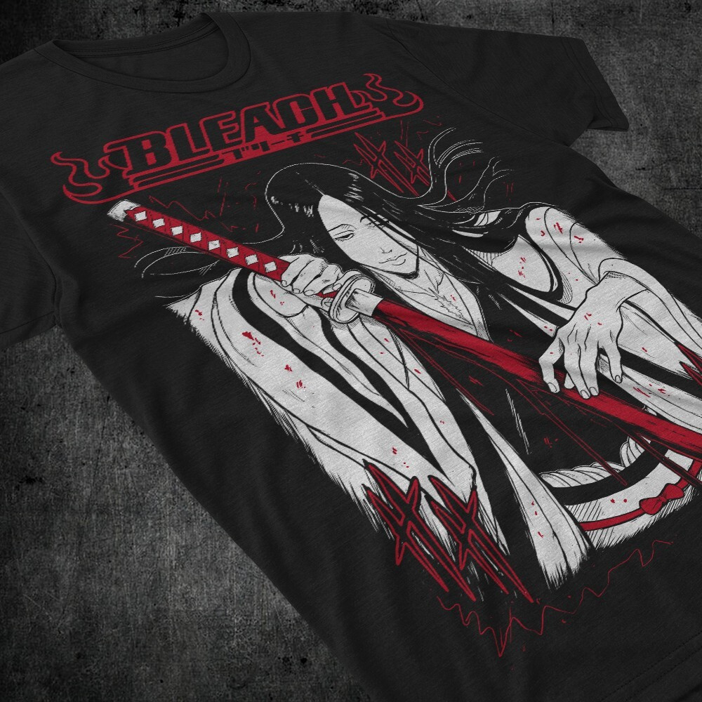 Футболка чоловіча з аніме принтом Бліч оверсайз (S/M/L) Чорний AnimeJ1201 Дніпро - фото 7