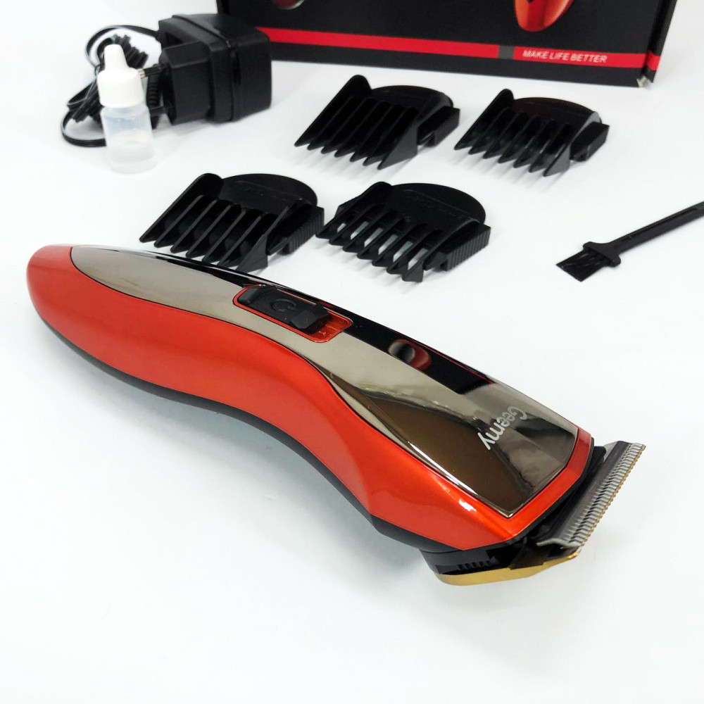 Стильна машинка для стрижки Pro, Електрична машинка для стрижки з насадками підстригання JS-32 Львів - фото 4