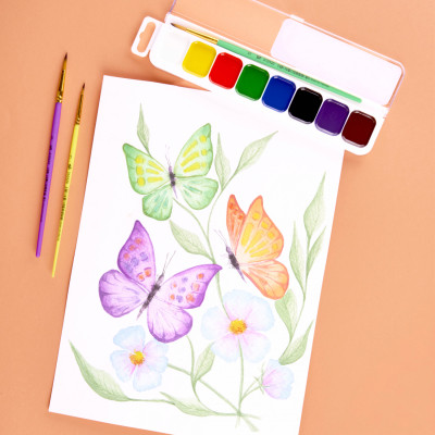 Акварельні фарби Yes Orange Line 8 кольорів б/п (110298) Вінниця - фото 8