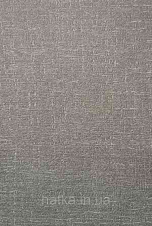 Шпалери вінілові на флізеліні AS creation Della Natura 1.06Х10 однотонні під тканину мішковина темно-сірі Київ