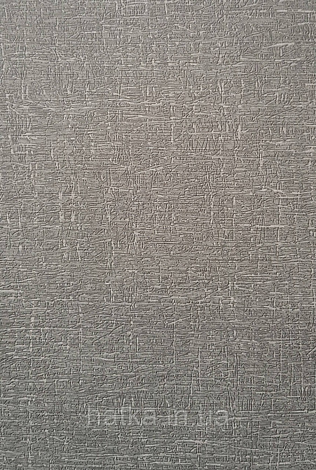 Шпалери вінілові на флізеліні AS creation Della Natura 1.06Х10 однотонні під тканину мішковина темно-сірі Київ - фото 1
