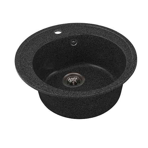 VALESO Гранітна мийка для кухні VALESO LUNA 510 матова Графіт Киев