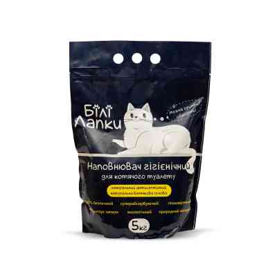 Наполнитель для туалета Білі лапки минеральный 5 кг (2700000021361) Винница