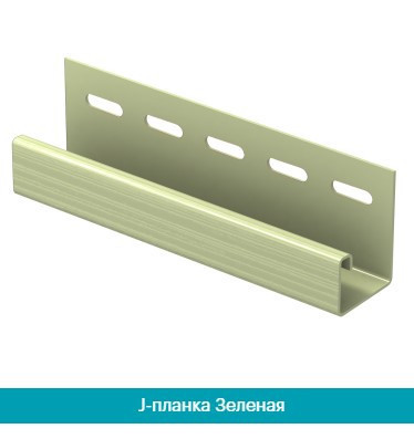 J-планка(J-Trim). Зеленый   3050мм. Днепр - изображение 1