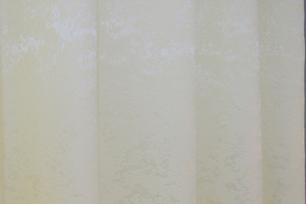 Комплект коротких штор VR-Textil Лен мрамор Pavliani № 1172ш Кремовый 130х170 см 2 шт (35-0068) Киев - изображение 6