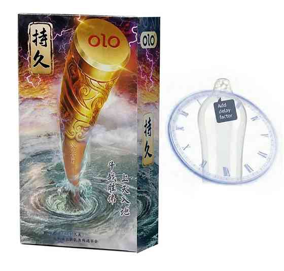 Презервативи Olo Thunder Spear, тонкі з пролонгуючим ефектом Sex Aura Київ
