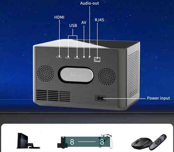 Проектор стерео: FHD Wzatco A9 , 9000LM Android. Харьков