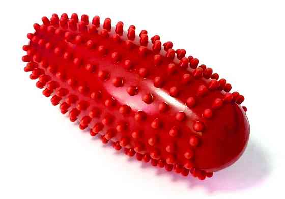 EasyFit Масажний ролик Almond EasyFit овальний з шипами червоний Київ